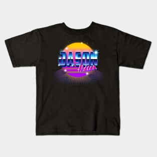Design Proud Jason Name Birthday 70s 80s 90s Color Kids T-Shirt